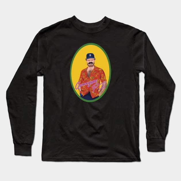 Cromagnon P.I. Long Sleeve T-Shirt by @johnnehill